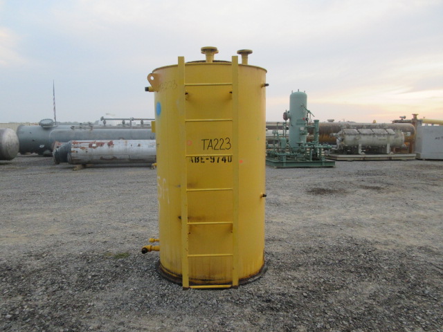 United Process Systems Vertical Diesel Storage Tank 48" x 7'