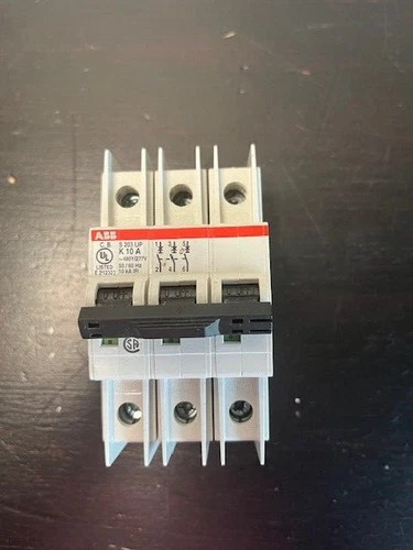 ABB S203UP-K10 10A 3-Pole Miniature Circuit Breaker — primary product image