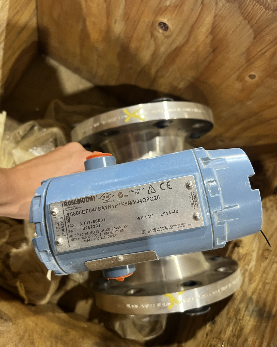 Rosemount 8800D Vortex Flowmeter 4-Inch 150 ANSI — product image 2 of 3