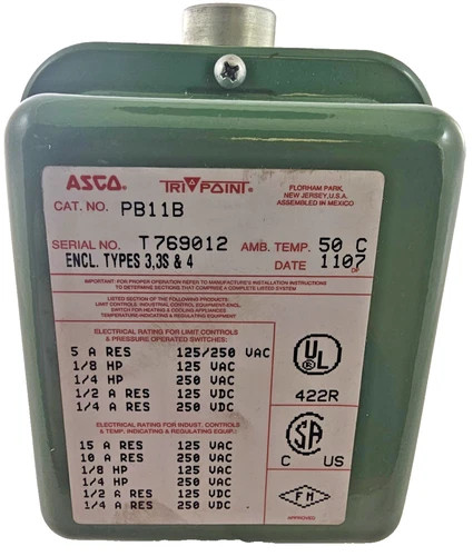 ASCO Tri-Point Pressure Switch PB11B — primary product image
