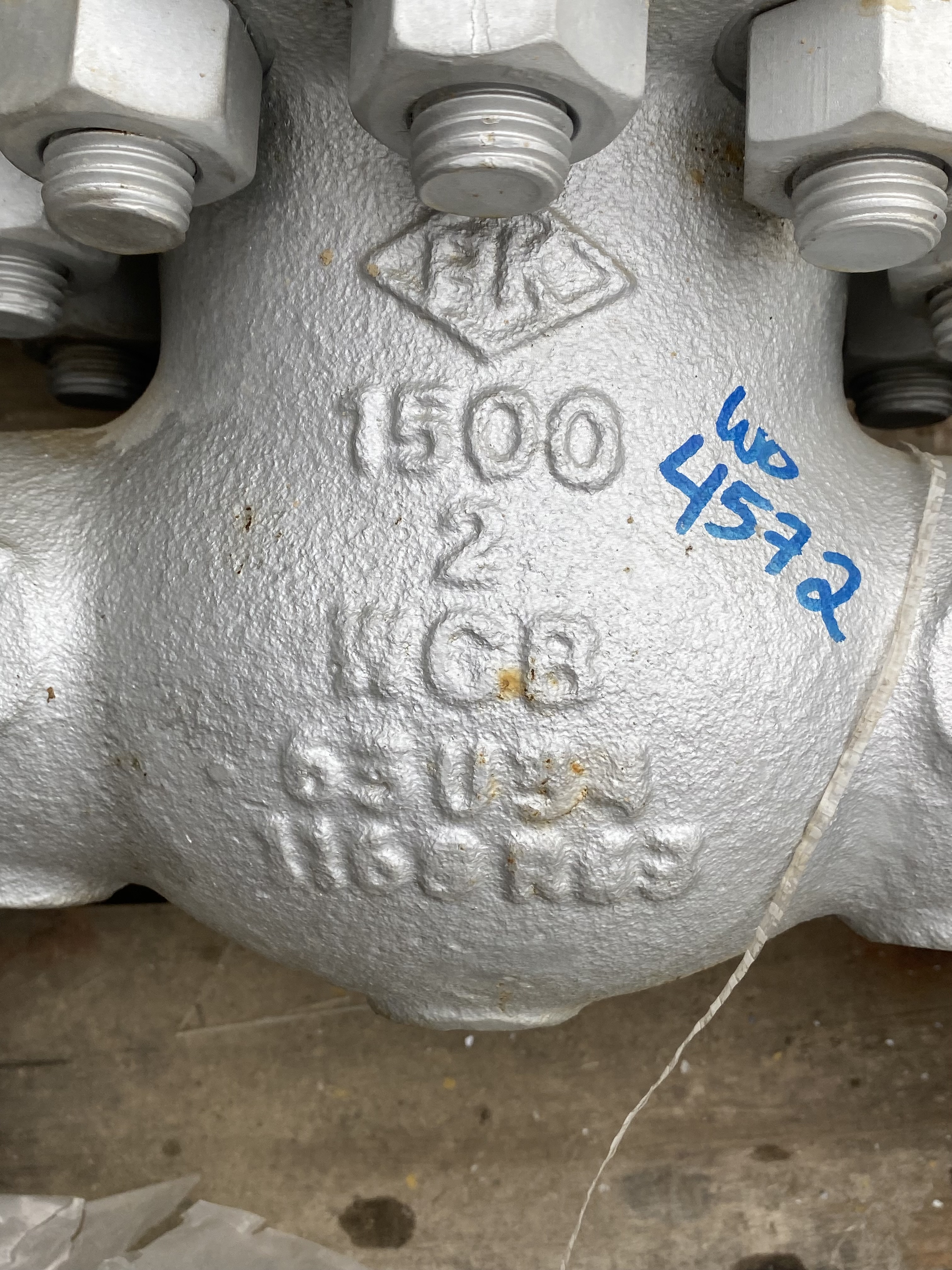 PK Valve 2-Inch Class 1500 Gate Valve 1500RF12N-GRF — product image 2 of 4