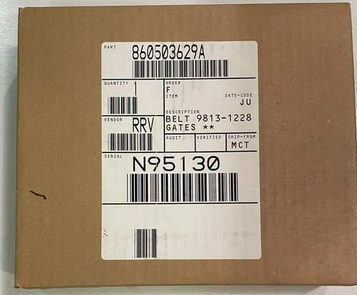 Gates Master Power Transmission Motor Drive Belt 52 Size-050 — primary product image