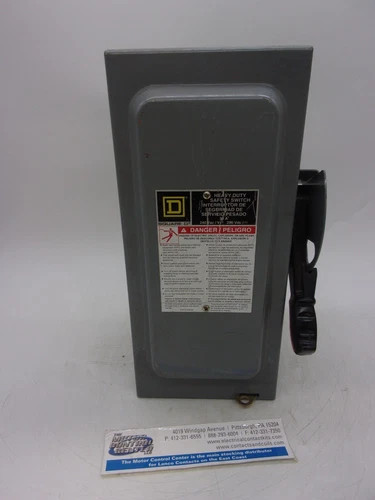Square D H321N Heavy Duty Safety Switch, 30A, 3P, Fusible, 240V, NEMA 1 — primary product image