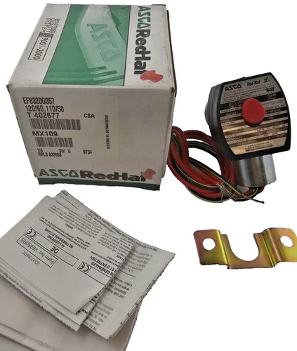 ASCO Red-Hat II Solenoid Valve EF8320G057 1/4" NPT 3-Way Normally Closed — product image 4 of 5