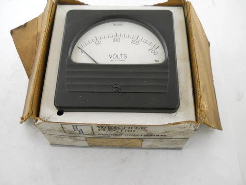 Weschler Electric RX-371 Analog Panel Voltmeter Model 409C570A23 — product image 2 of 4