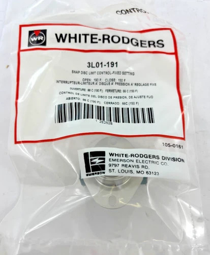 White-Rodgers Snap Disc Limit Control 3L01-191