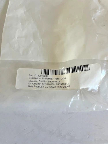 Cryovac SP5150-01 Sealed Air Amplifier Air Flow — product image 2 of 5