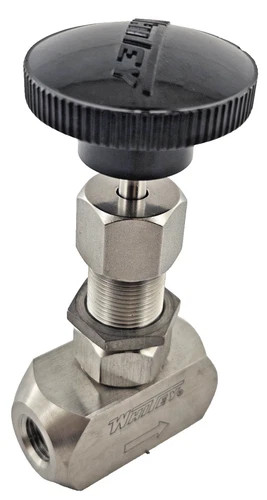 Whitey SS-4VF4 Stainless Steel Needle Valve, 1/4 in. Tube — product image 3 of 4