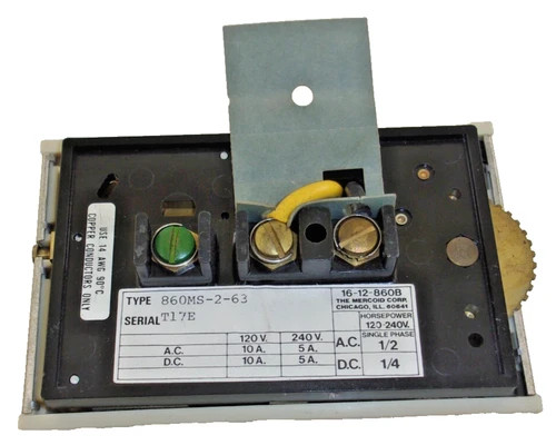 Mercoid 860-MS-2-63 Temperature Control Switch