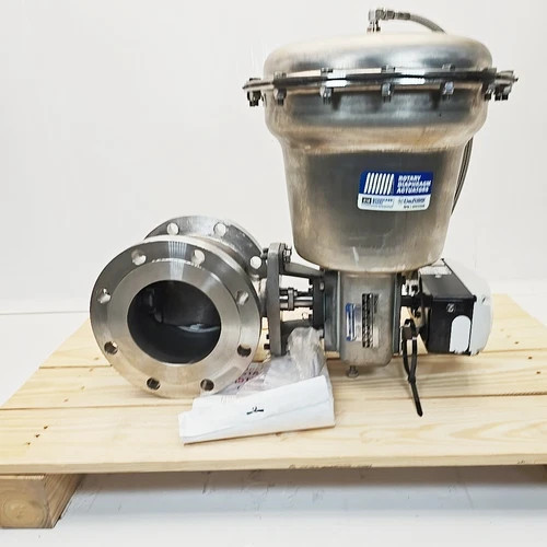 DeZURIK 6-Inch V-Port Ball Valve VPB 9720016R002 with Honeywell Rotary Actuator and ABB PositionMaster EDP300