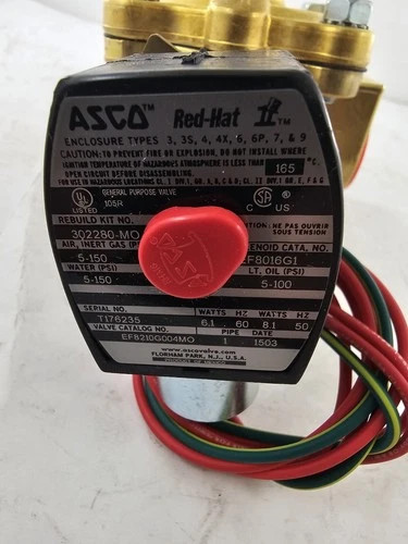 ASCO RedHat EF8210G004MO Solenoid Valve 1 Inch NPT — product image 3 of 9