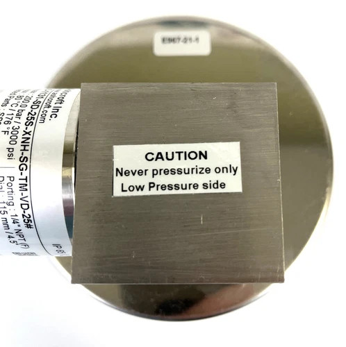 Ashcroft 1131 Differential Pressure Gauge 0-25 PSID 3000 PSI SST — product image 11 of 14