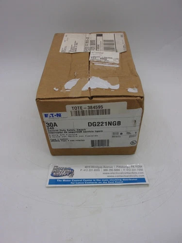 Eaton DG221NGB 30A General Duty Safety Switch — product image 2 of 8