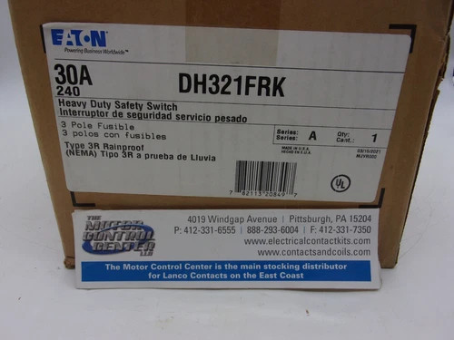 Eaton DH321FRK Heavy Duty Safety Switch — primary product image