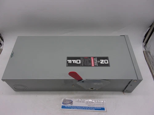 General Electric TG3223R General Duty Safety Switch, 100A, 240V, Outdoor — product image 8 of 8