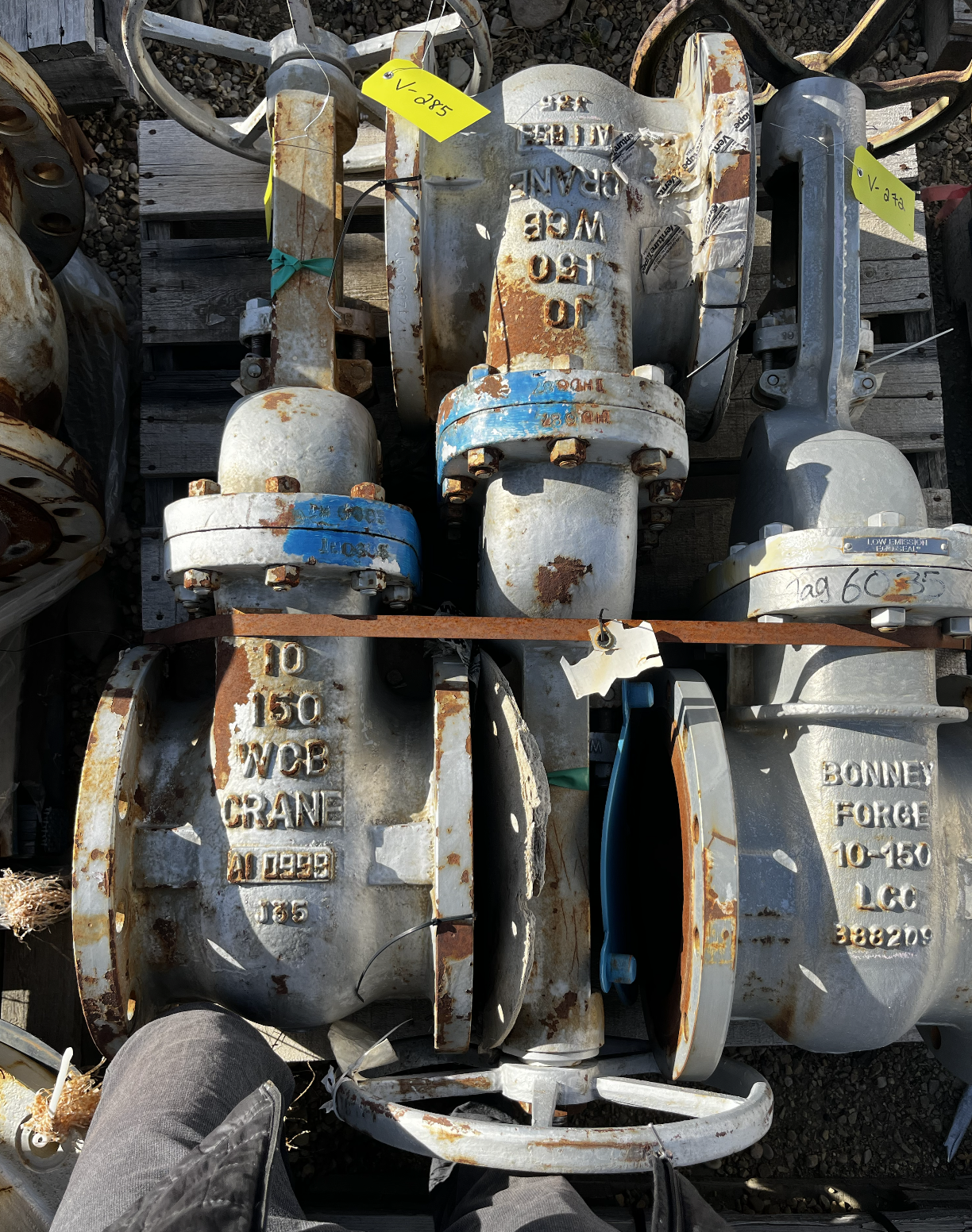 Crane 10 Inch Class 150 Cast Steel Gate Valve