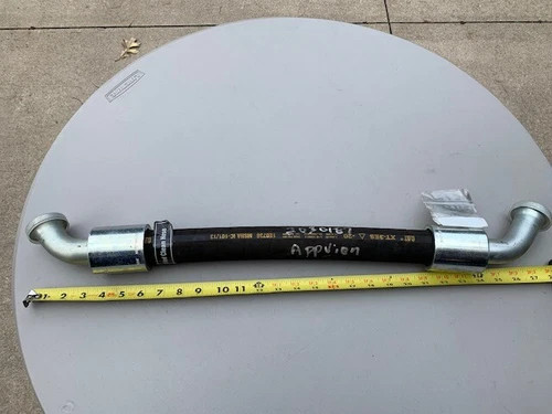 Caterpillar XT-3ES Hydraulic Hose Assembly 1E0736 with 45-Degree Elbows, 28 Inches