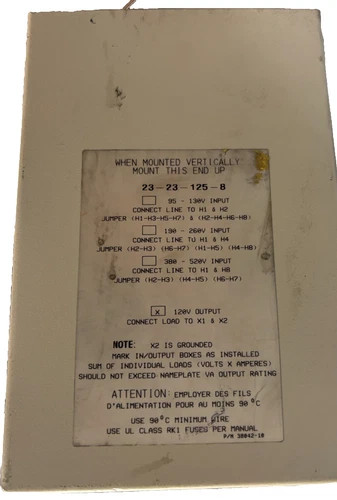 Sola CVS Constant Voltage Sine Wave Output Transformer 23-23-125-8 — product image 3 of 5