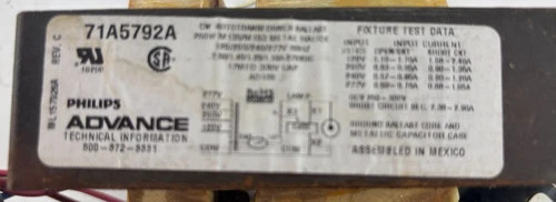 Philips Advance 71A5792001D 250W Metal Halide Ballast Kit — product image 3 of 7