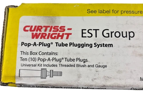 Curtiss-Wright EST Group Pop-A-Plug P2 Kit P2-460-E Tube Plugging System (Box of 10) — product image 4 of 5
