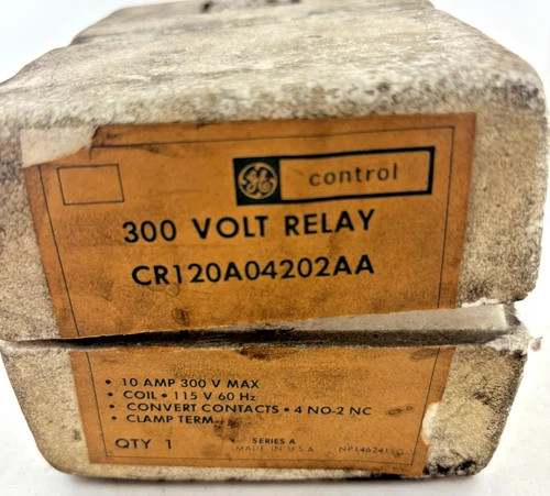 GE CR120A04202AA 300 Volt Industrial Control Relay — primary product image