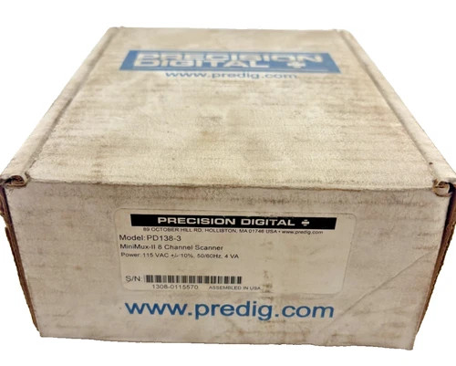 Precision Digital PD138-3 MiniMux-II 8-Channel Temperature and Process Scanner — product image 5 of 6