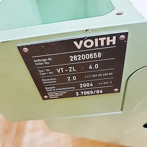 Voith VT-ZL 4.0 Speed Reducer with 2.5:1 Ratio — product image 9 of 9