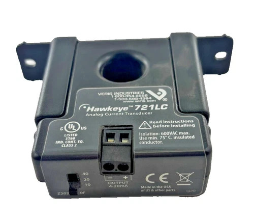 Veris Industries Hawkeye 721LC Analog Current Transducer — product image 2 of 4