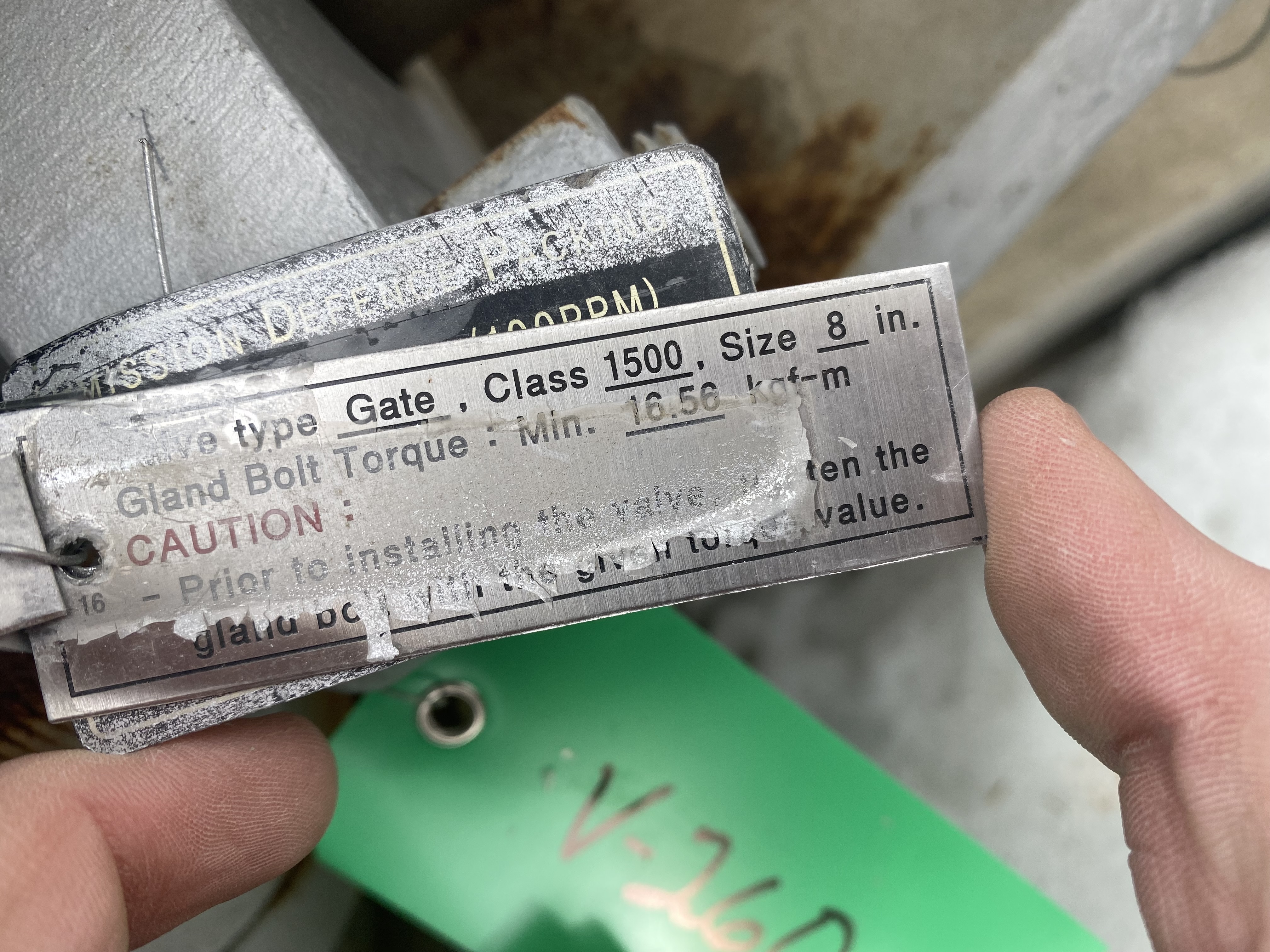 Williams 8 Inch Class 1500 Gate Valve — product image 5 of 6