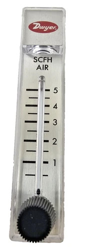 Dwyer Rate-Master Flowmeter RMA-4-SSV, 0-5 SCFH Air, Stainless Steel Valve — primary product image