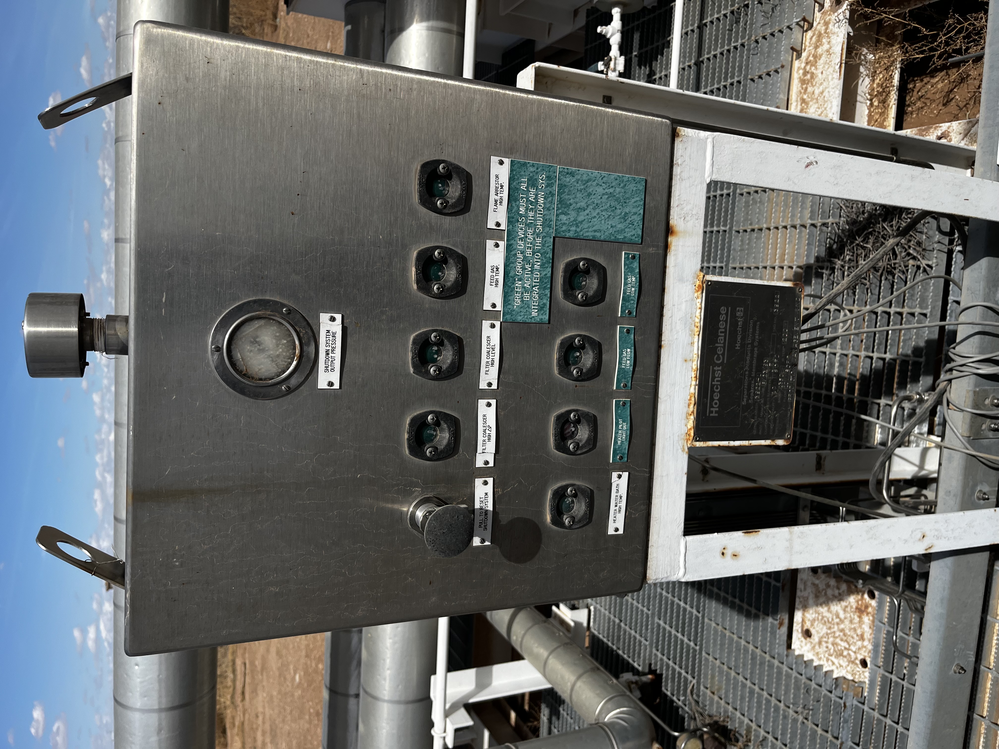 Hoechst Celanese Separex Membrane Gas Separation System — product image 6 of 9