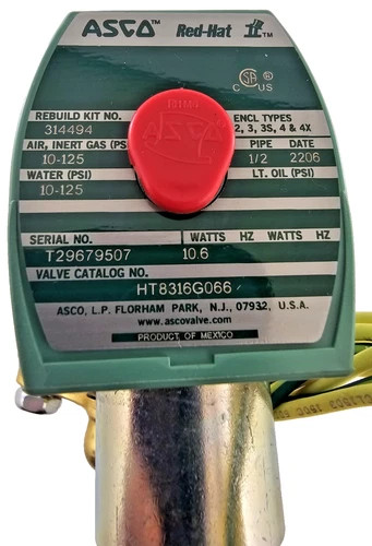 ASCO Red-Hat HT8316G066 Explosionproof Solenoid Valve 1/2" 120V — product image 3 of 8