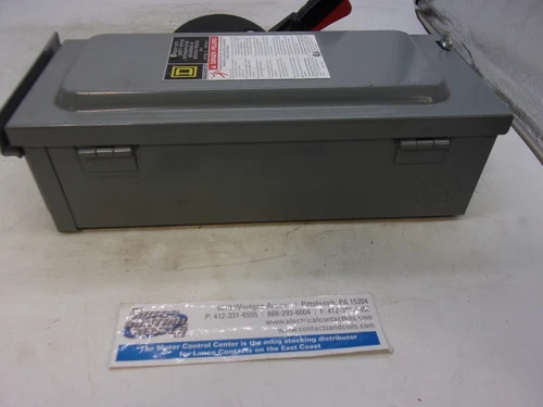 Square D H222NRB Fusible Heavy Duty Safety Switch, 60A, 240V, NEMA 3R — product image 7 of 7