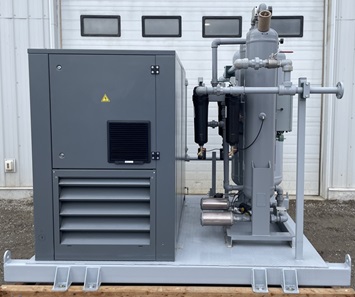 Chamco Sullair ES6MD Duplex 10 HP Rotary Screw Instrument Air Compressor Package with Domnick Hunter PneuDri Dryers — product image 4 of 5