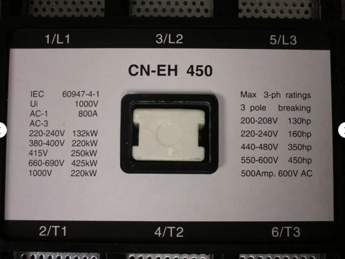 New Aftermarket EH 450 Contactor for ABB EH-450-30-22 — product image 3 of 10