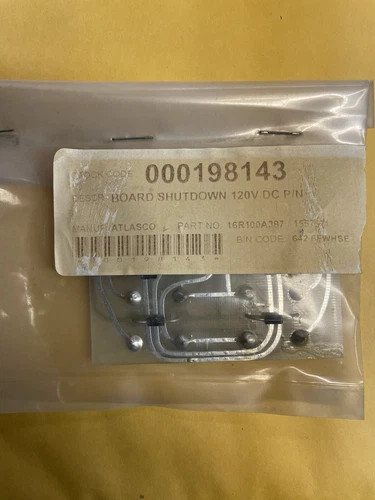Atlas Copco Shutdown Board 16R100A387 120V DC