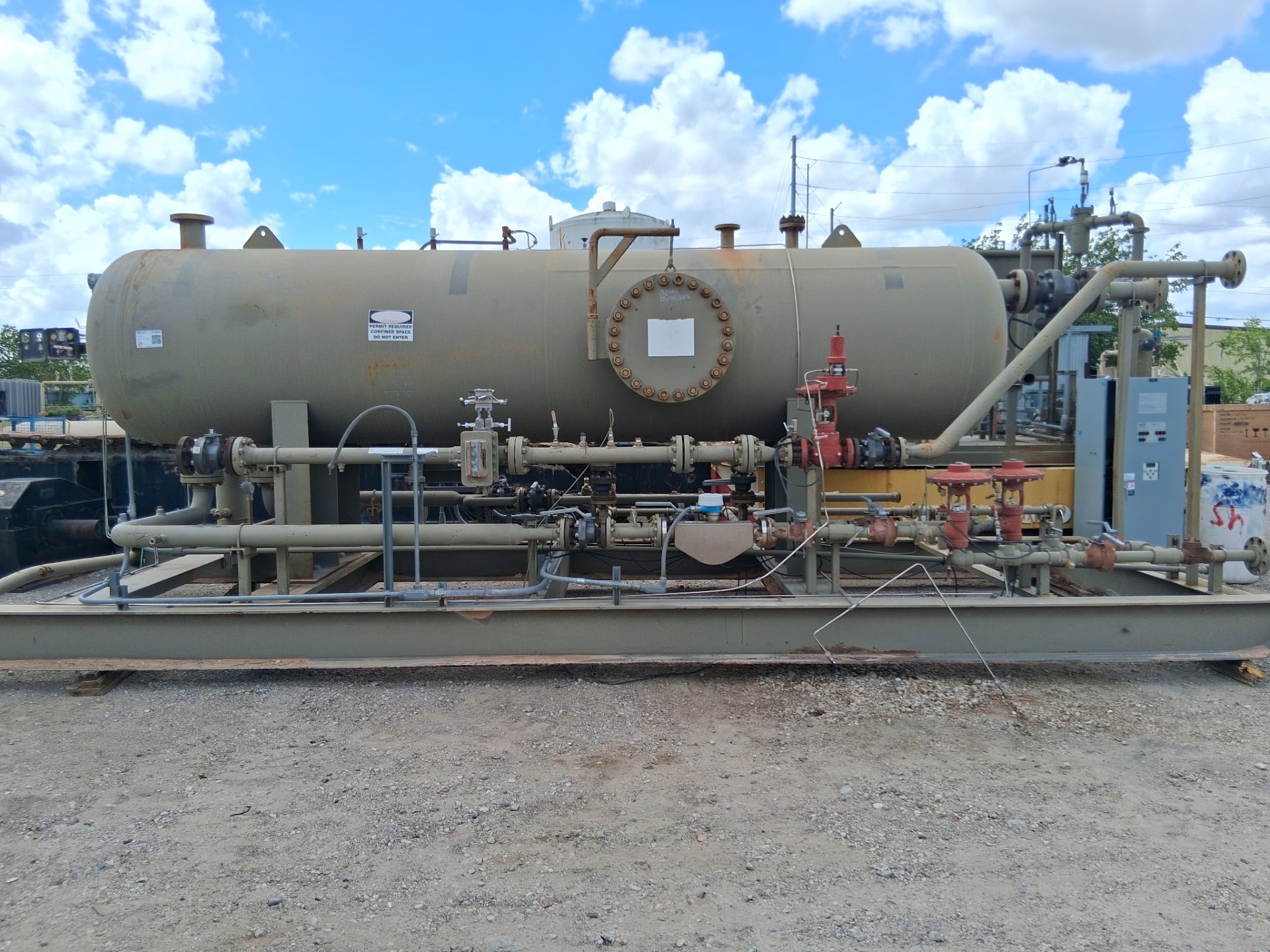 PS Power Service Fully Equipped 48x16 Separator Vessel Skid, 720 PSI MAWP