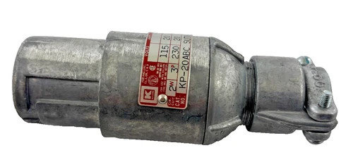Killark KP-20ABC SU78 20A 115/230V AC Industrial Pin and Sleeve Plug — product image 4 of 8