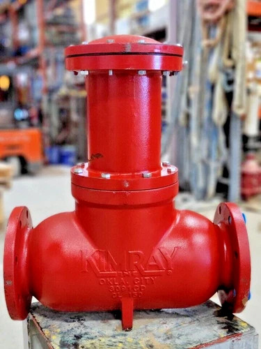 Kimray 612 FMT DB PO Pneumatic Diaphragm-Balanced Liquid Dump Valve, 6" 150# RF