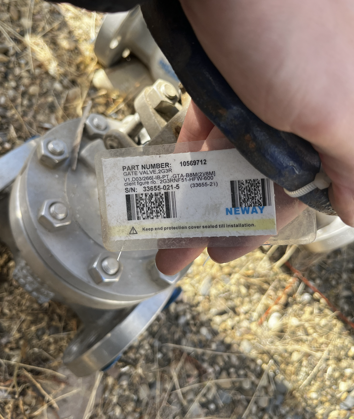 Neway 2GRNF51-HFW-600 2-Inch Class 300 Gate Valve — product image 2 of 3