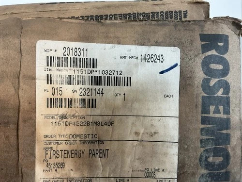 Rosemount 1151DP4E22B1M3L4DF Differential Pressure Transmitter — product image 8 of 8