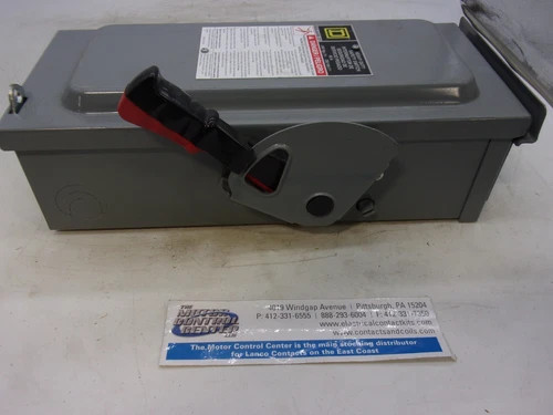 Square D H222NRB Fusible Heavy Duty Safety Switch, 60A, 240V, NEMA 3R — product image 5 of 7