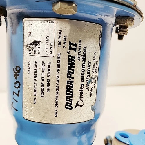 Neles Jamesbury 1/2" 5150 CL-150 Ball Valve with Quadra-Powr II Actuator — product image 2 of 12