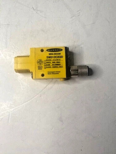 Banner Engineering SM312C2QD Mini Beam Photoelectric Sensor Quick Disconnect