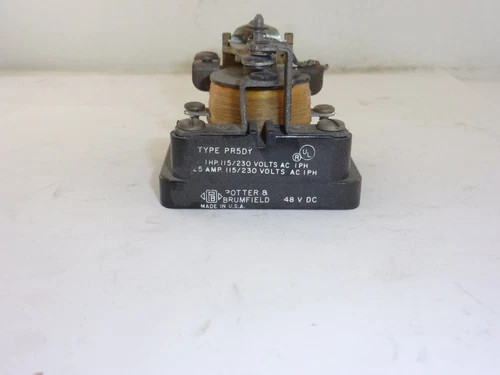 Potter & Brumfield PR5DY0 Open Type Power Relay