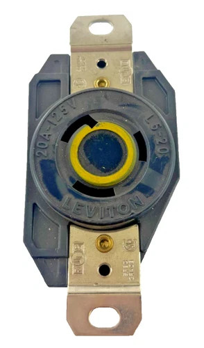 Leviton 2310 20A 125V NEMA L5-20R Locking Receptacle