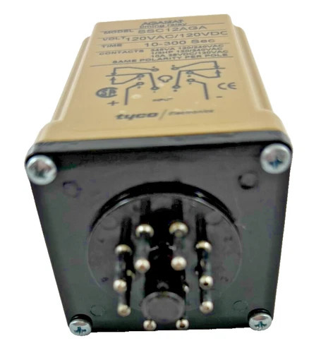 AGASTAT SSC12AGA Timing Relay 120VAC/120VDC 10-300 Sec On Delay — product image 5 of 6