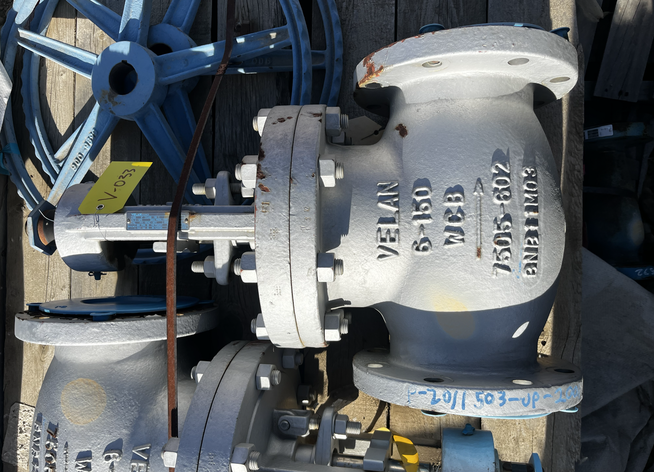 Velan 6 Inch Class 150 Cast Steel Gate Valve WCB — primary product image