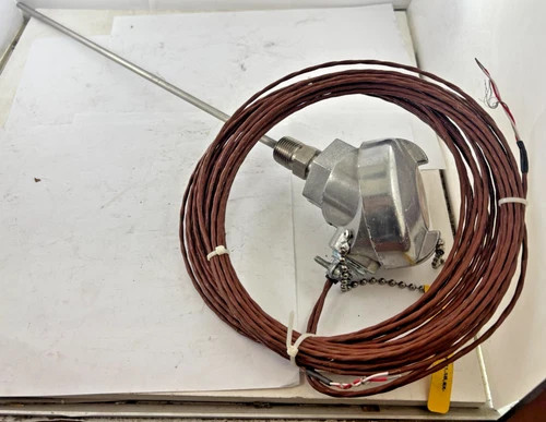 Pyromation Dual Type J Thermocouple Assembly JJ48U-014 (1/4) SNZ-8HN31, SB, BX