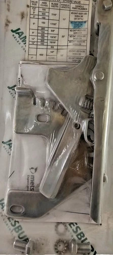 Jamesbury 40-047-0033-00 WSH-38 Stainless Steel Butterfly Valve Handle Kit — product image 4 of 5
